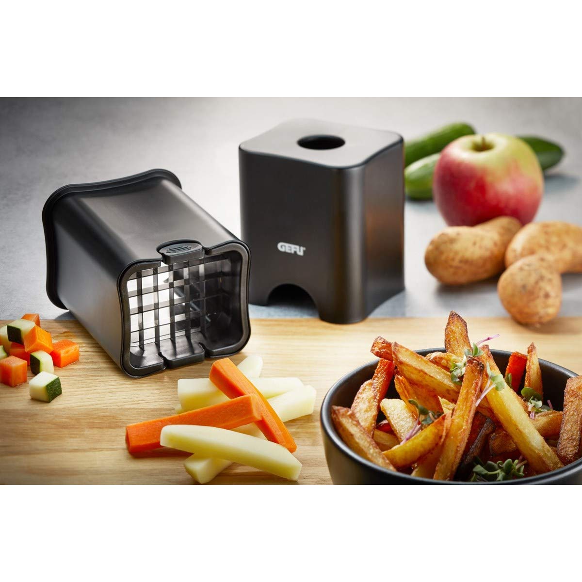 gefu-pomcut-coupe-frites-et-l-gumes-avec-grille-tranchante-amovible image 2