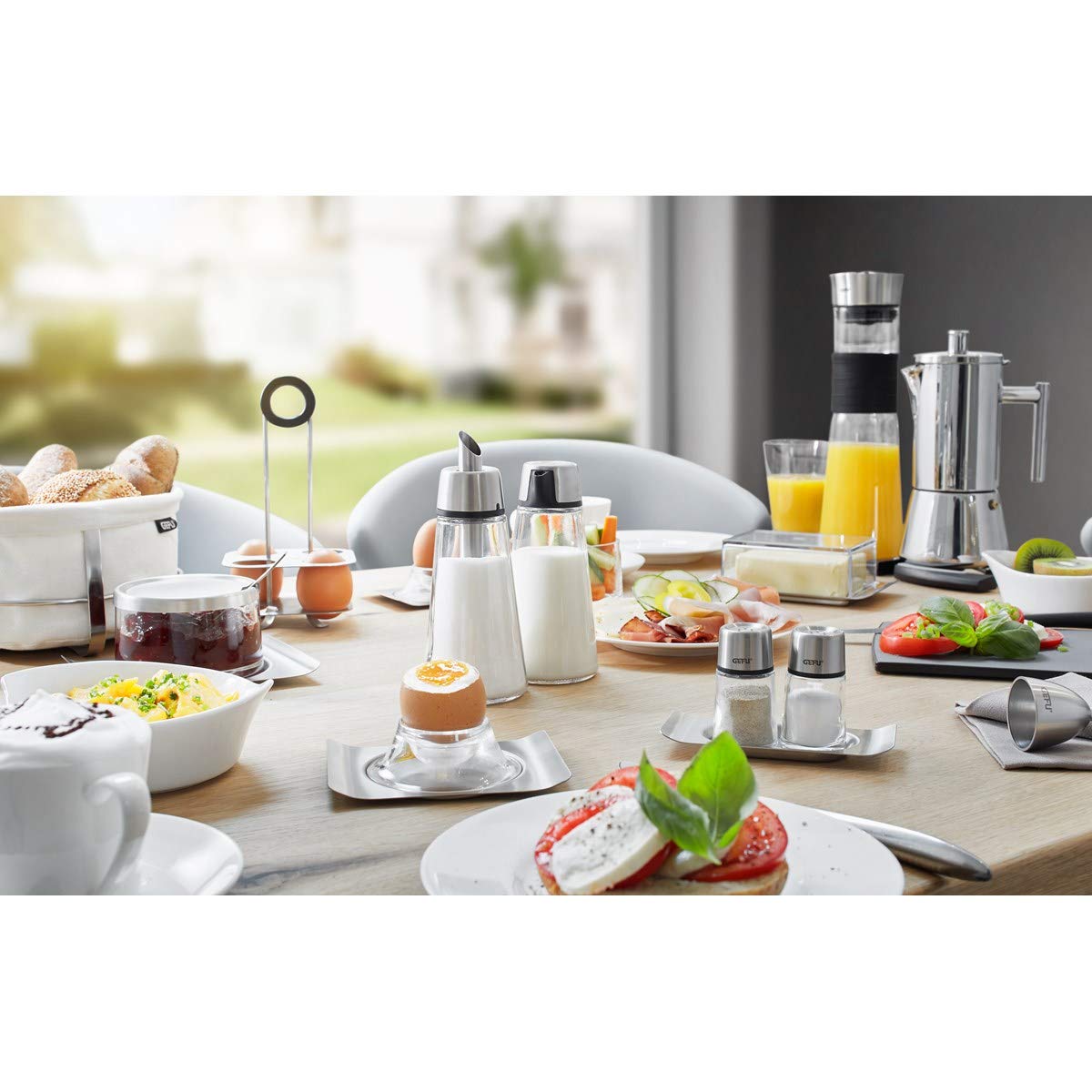 gefu-ge33630-brunch-ensemble-sali-re-et-poivri-re-en-verre-et-inox-sur-plateau image 3