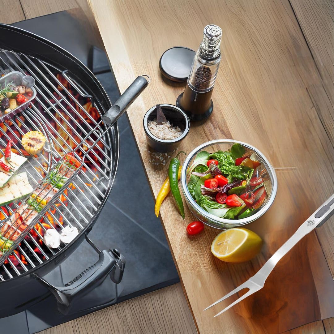 gefu-fourchette-pour-barbecue-89382-en-acier-argent image 2