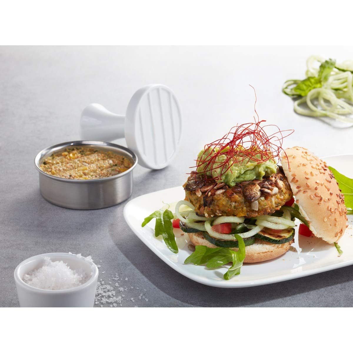 gefu-15400-spark-presse-burgers-argent-e-pour-barbecue-et-grilling image 3