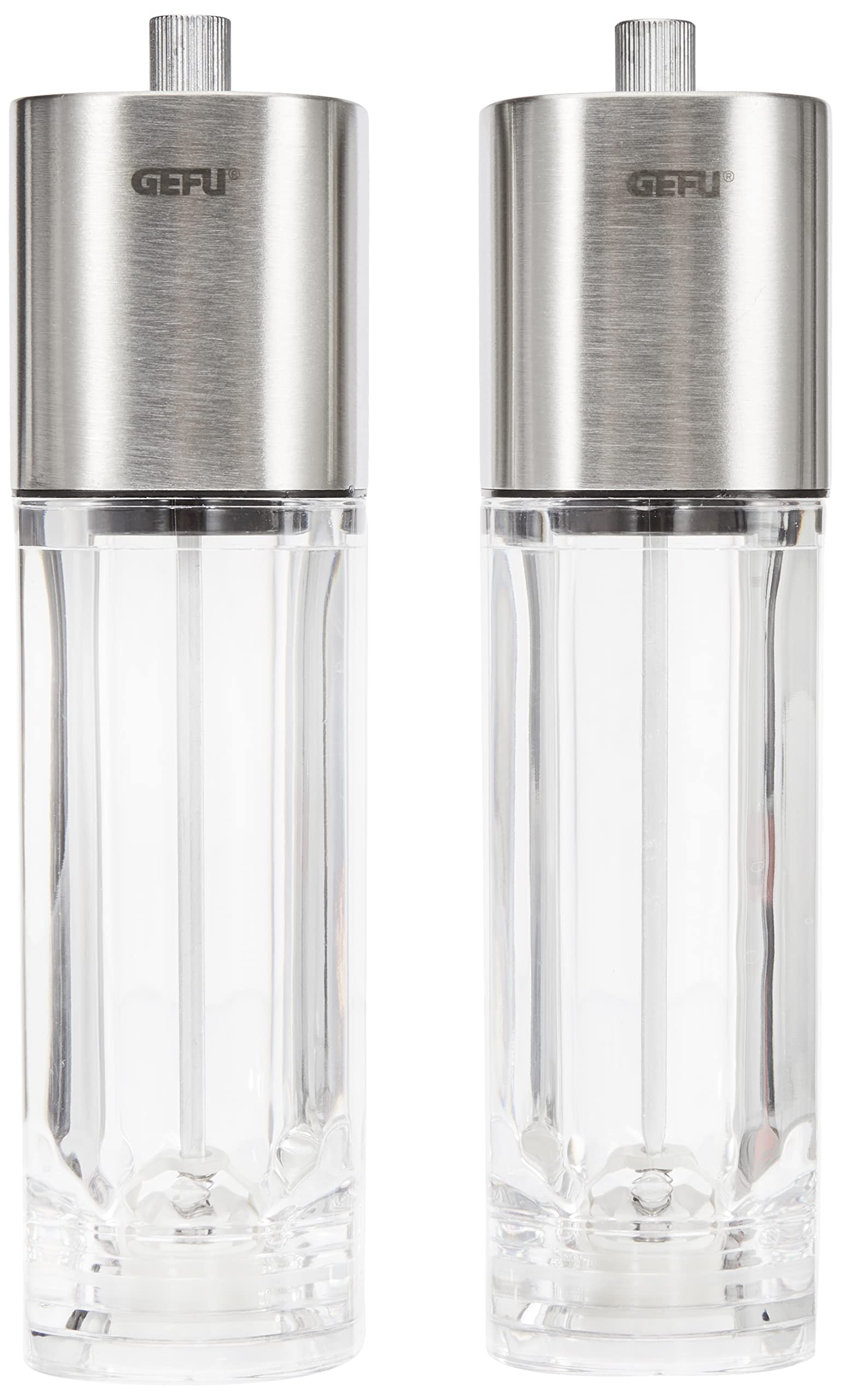 gefu-dueto-ge34620-set-de-moulins-poivre-et-sel-en-acier-inoxydable-blanc-20-6-c image 1