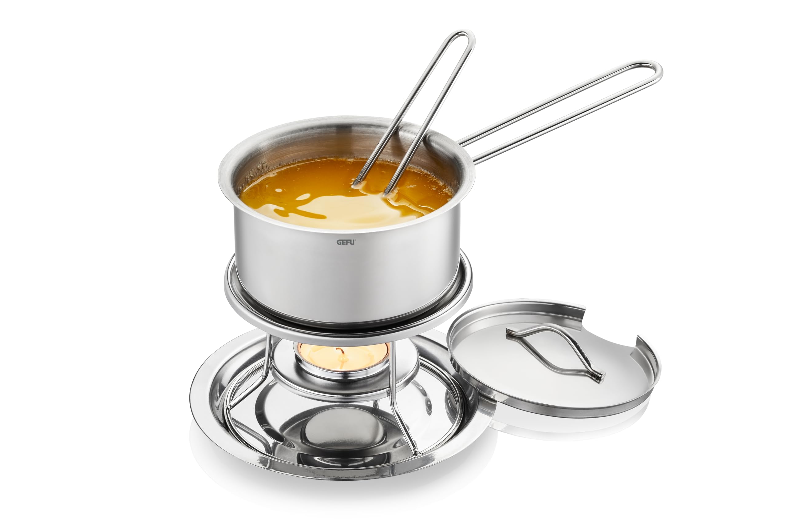 gefu-caloric-lot-de-6-chauffe-sauce-et-beurrier-en-acier-inoxydable-300-ml image 1