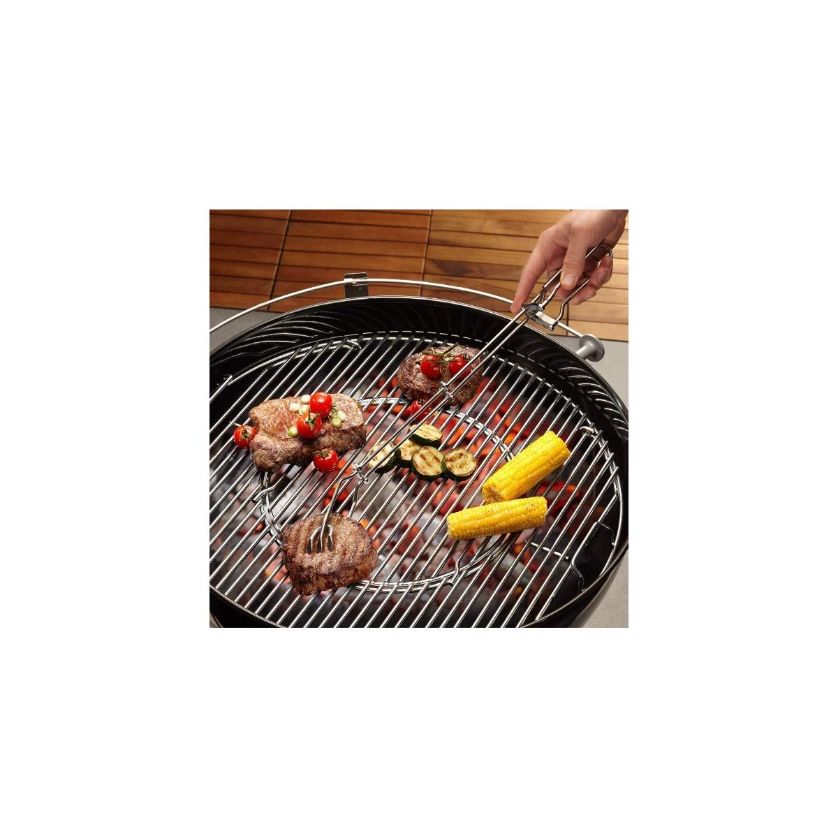 gefu-89244-pince-viande-barbecue-en-acier-inoxydable-56-5-x-11-x-8-19-cm image 2
