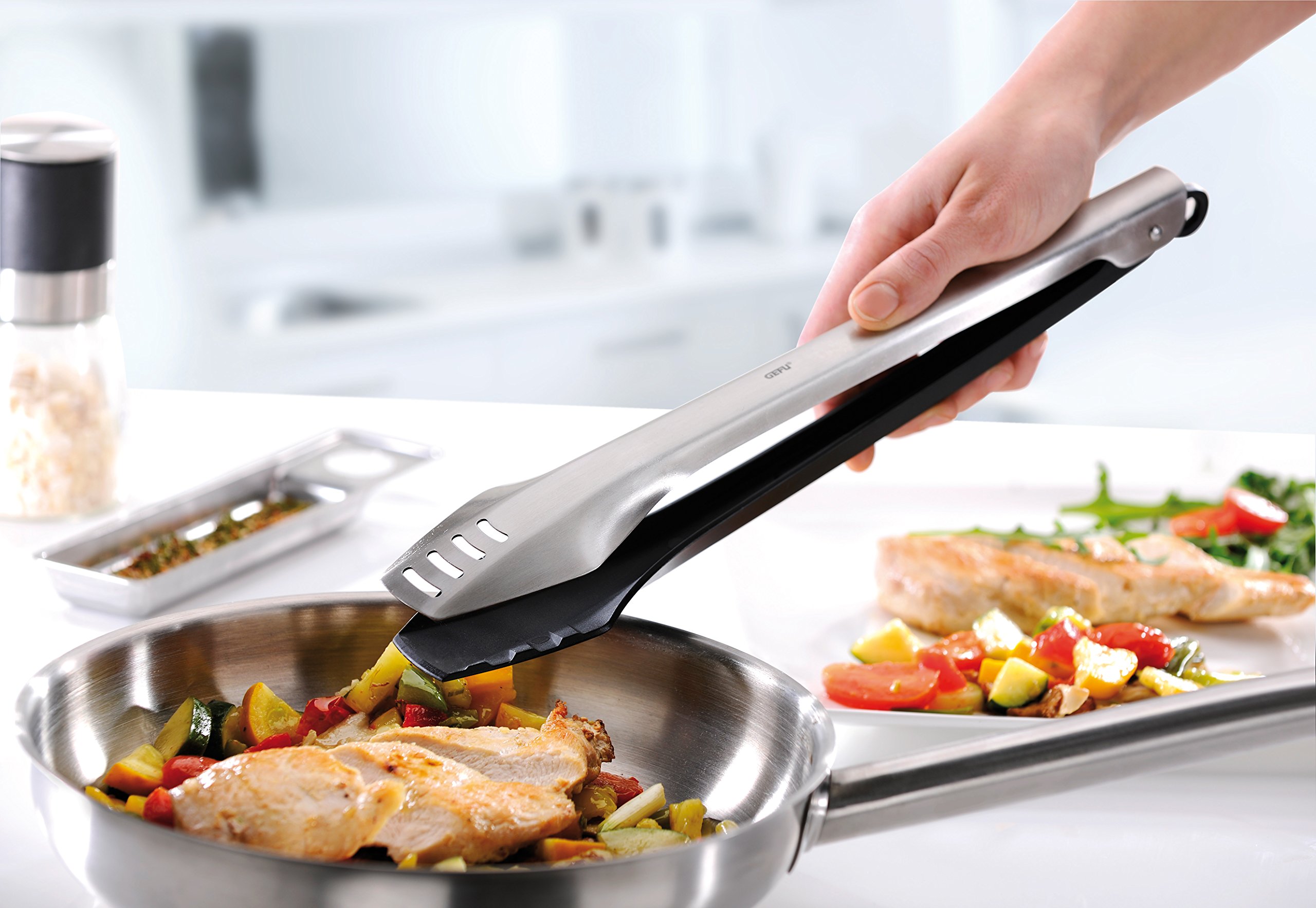 gefu-duo-ge21590-pince-de-cuisine-et-barbecue-35-cm-inox-et-nylon-r-sistante-jus image 2