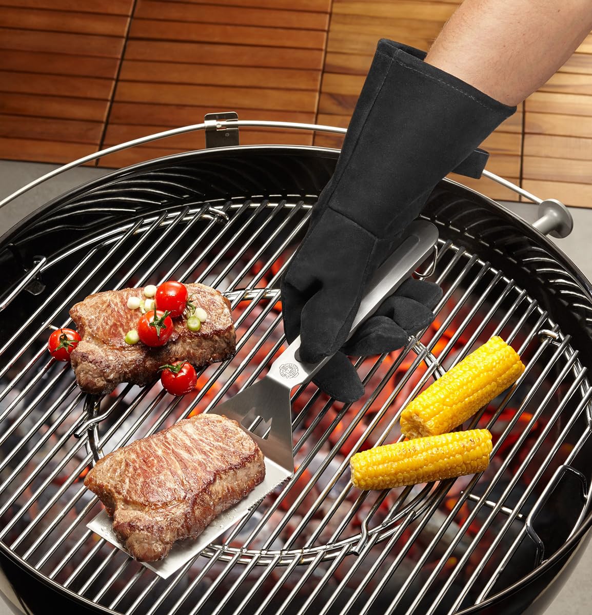 gefu-ge89245-spatule-barbecue-en-acier-inoxydable-40-x-10-x-2-cm-inox-robuste image 2