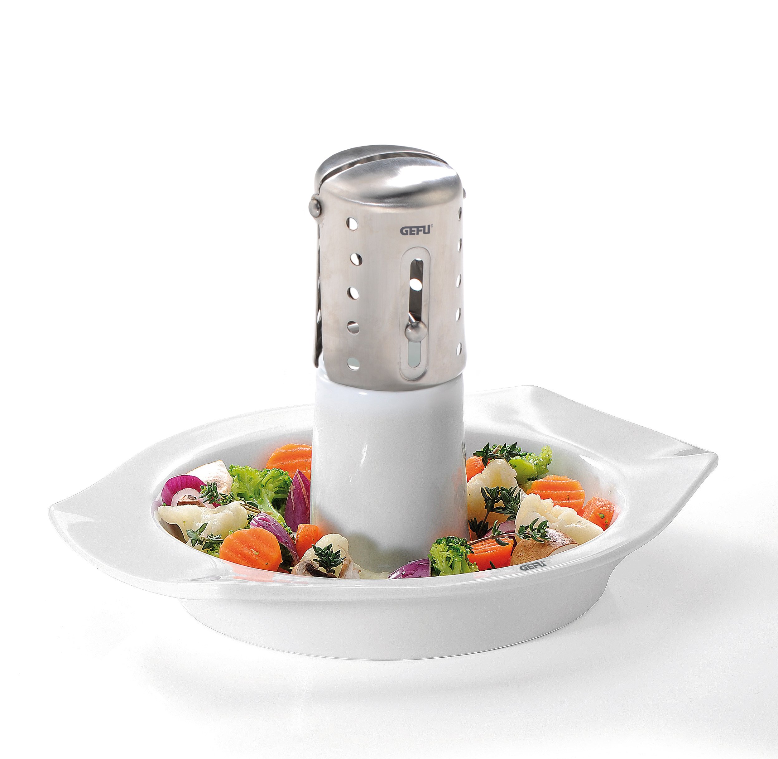 gefu-ge15440-superb-r-tissoire-poulet-porcelaine-et-acier-inoxydable-blanc-avec- image 4