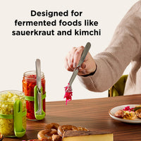 chef-n-fridge-fork-pro-squeeze-n-hold-tongs-pinces-cornichons-avec-support-bocal image 3